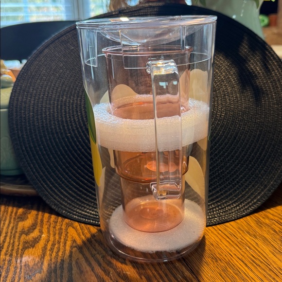 Kate Spade Lemon Pitcher and 2 Cups
Set - Acrylic NEW! - Picture 5 of 6